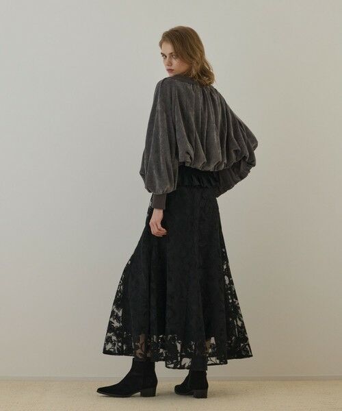 GRACE CONTINENTAL / グレースコンチネンタル カーディガン・ボレロ | バルーンモールカットカーディガン | 詳細2