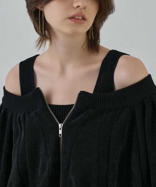 GRACE CONTINENTAL / グレースコンチネンタル カーディガン・ボレロ | バルーンモールカットカーディガン | 詳細10