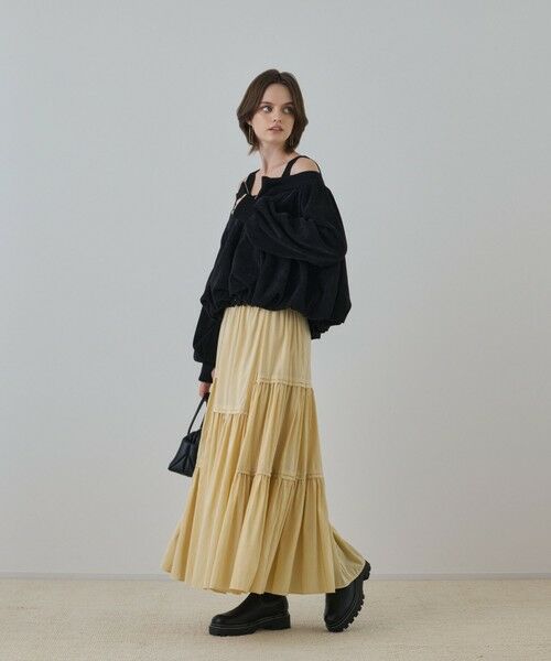 GRACE CONTINENTAL / グレースコンチネンタル カーディガン・ボレロ | バルーンモールカットカーディガン | 詳細14