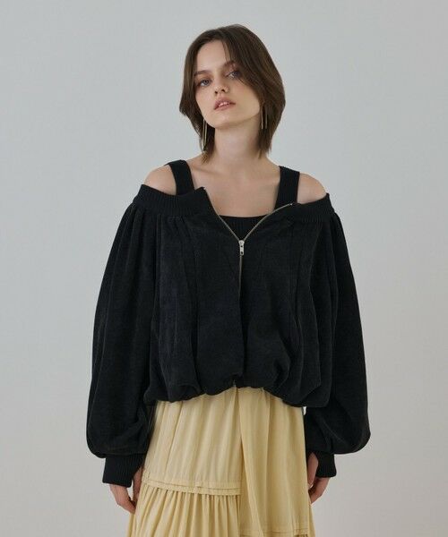 GRACE CONTINENTAL / グレースコンチネンタル カーディガン・ボレロ | バルーンモールカットカーディガン | 詳細8