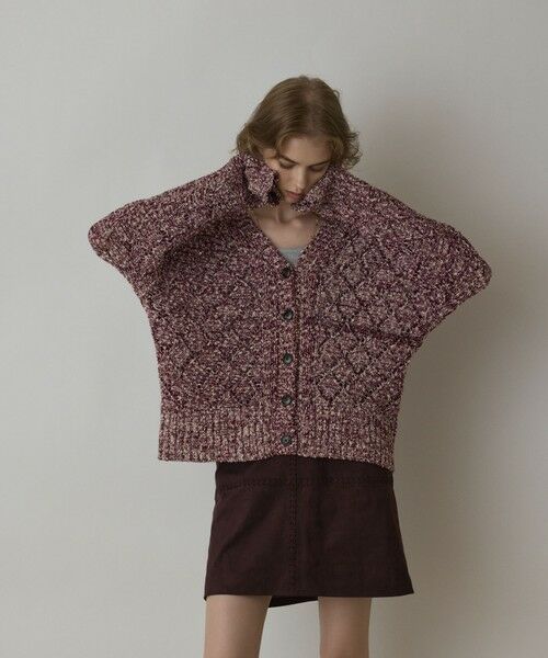 GRACE CONTINENTAL / グレースコンチネンタル カーディガン・ボレロ | オーバーニットカーディガン | 詳細3