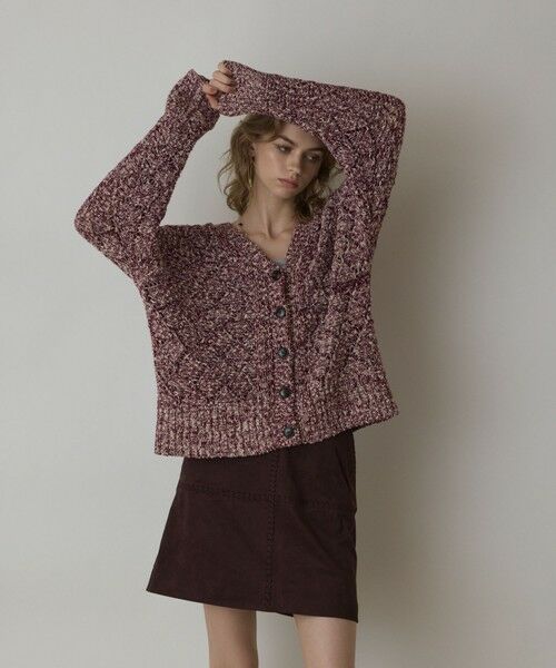 GRACE CONTINENTAL / グレースコンチネンタル カーディガン・ボレロ | オーバーニットカーディガン | 詳細4