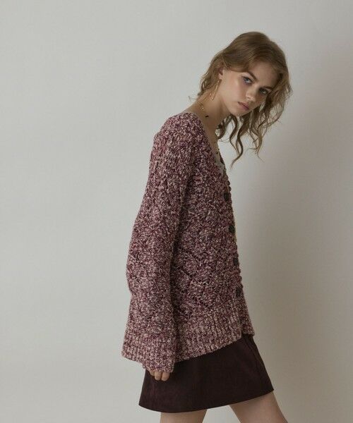 GRACE CONTINENTAL / グレースコンチネンタル カーディガン・ボレロ | オーバーニットカーディガン | 詳細6