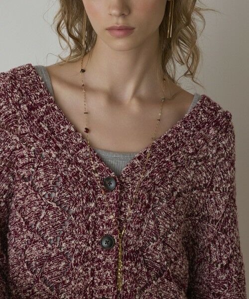 GRACE CONTINENTAL / グレースコンチネンタル カーディガン・ボレロ | オーバーニットカーディガン | 詳細7