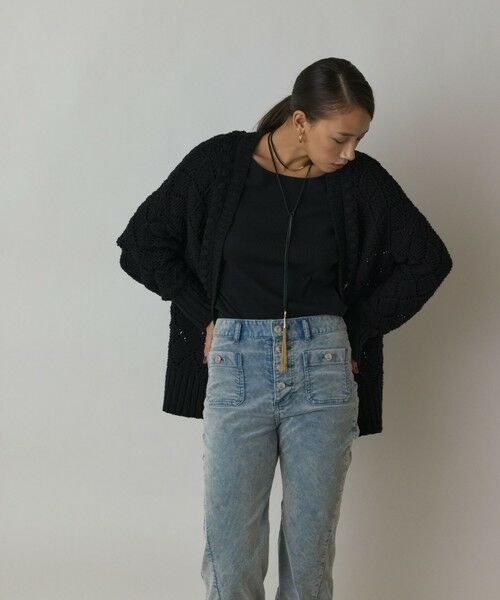 GRACE CONTINENTAL / グレースコンチネンタル カーディガン・ボレロ | オーバーニットカーディガン | 詳細14