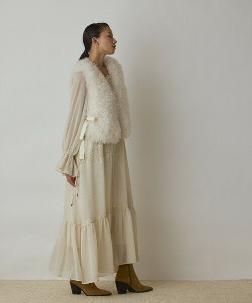 GRACE CONTINENTAL / グレースコンチネンタル その他アウター | ショ−トファ−ジレ | 詳細1