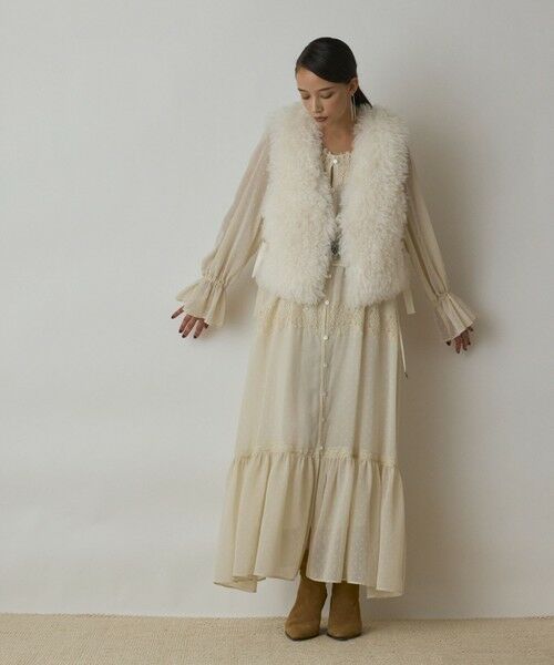 GRACE CONTINENTAL / グレースコンチネンタル その他アウター | ショ−トファ−ジレ | 詳細2