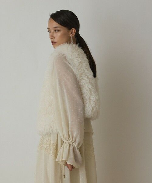 GRACE CONTINENTAL / グレースコンチネンタル その他アウター | ショ−トファ−ジレ | 詳細4