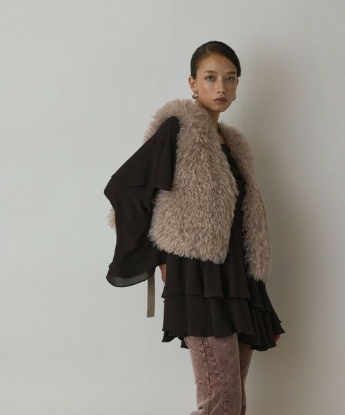 GRACE CONTINENTAL / グレースコンチネンタル その他アウター | ショ−トファ−ジレ | 詳細11