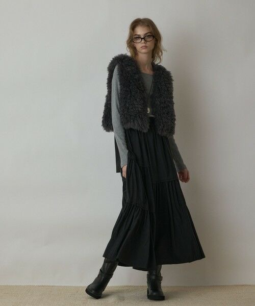 GRACE CONTINENTAL / グレースコンチネンタル その他アウター | ショ−トファ−ジレ | 詳細15