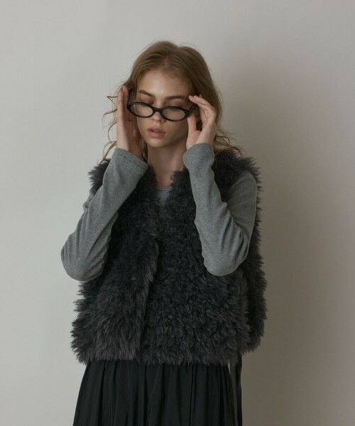 GRACE CONTINENTAL / グレースコンチネンタル その他アウター | ショ−トファ−ジレ | 詳細18