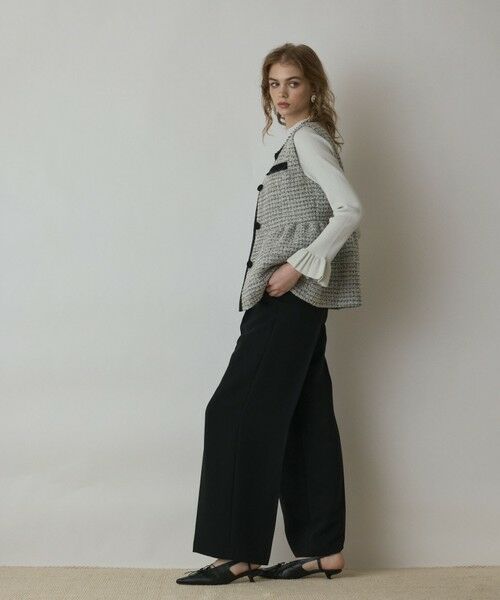 GRACE CONTINENTAL / グレースコンチネンタル ベスト | ツイードペプラムベスト | 詳細1