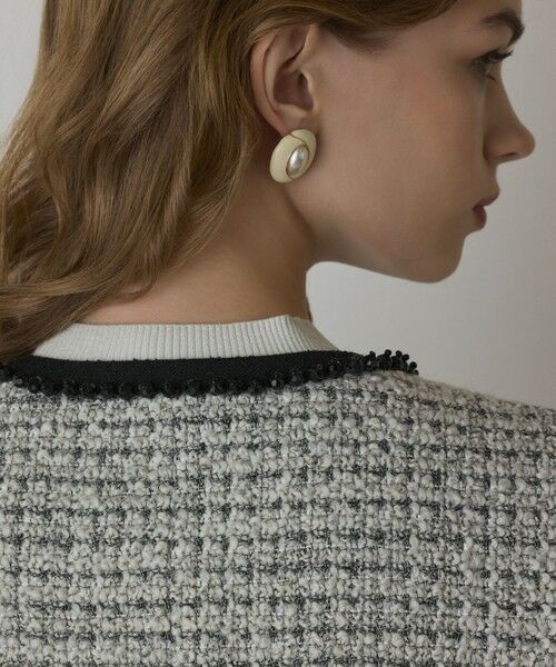 GRACE CONTINENTAL / グレースコンチネンタル ベスト | ツイードペプラムベスト | 詳細10