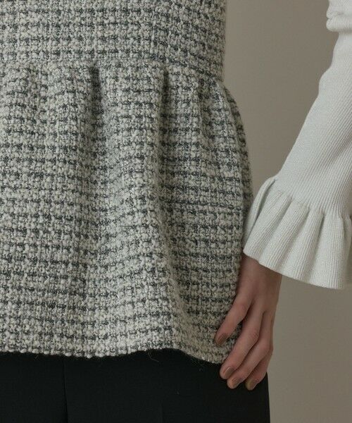 GRACE CONTINENTAL / グレースコンチネンタル ベスト | ツイードペプラムベスト | 詳細11