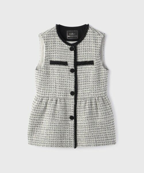 GRACE CONTINENTAL / グレースコンチネンタル ベスト | ツイードペプラムベスト | 詳細12
