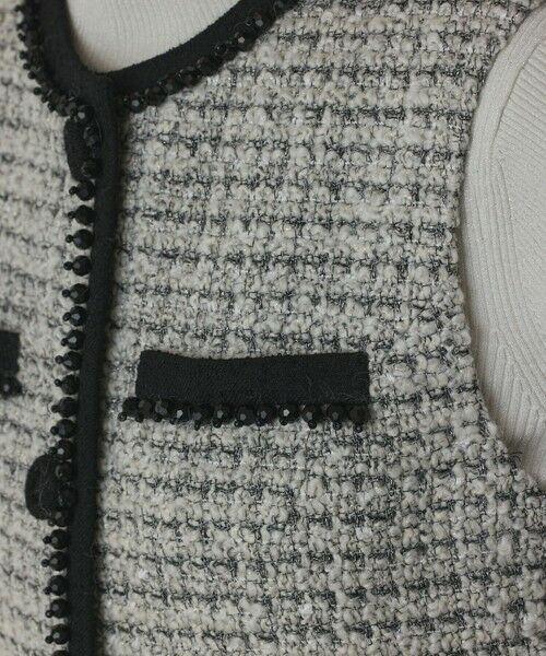 GRACE CONTINENTAL / グレースコンチネンタル ベスト | ツイードペプラムベスト | 詳細7