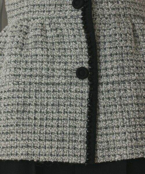 GRACE CONTINENTAL / グレースコンチネンタル ベスト | ツイードペプラムベスト | 詳細8