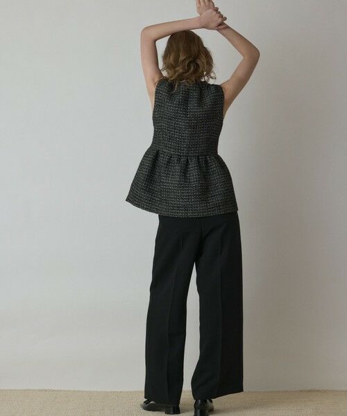 GRACE CONTINENTAL / グレースコンチネンタル ベスト | ツイードペプラムベスト | 詳細17