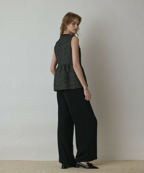 GRACE CONTINENTAL / グレースコンチネンタル ベスト | ツイードペプラムベスト | 詳細18