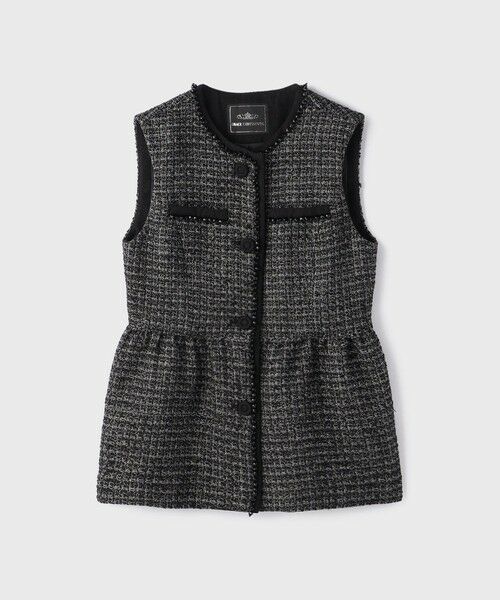 GRACE CONTINENTAL / グレースコンチネンタル ベスト | ツイードペプラムベスト | 詳細21