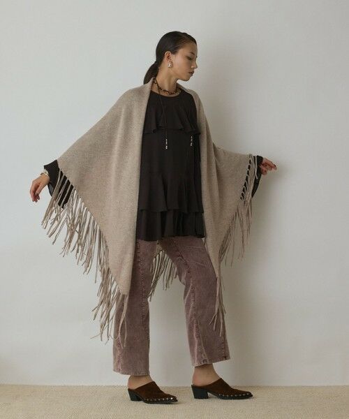GRACE CONTINENTAL / グレースコンチネンタル マフラー・ショール・スヌード・ストール | フリンジストール | 詳細3