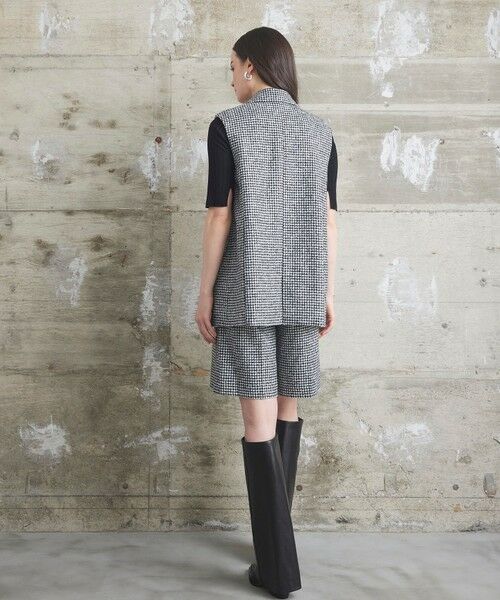 GRACE CONTINENTAL / グレースコンチネンタル その他パンツ | 千鳥ウールハーフパンツ | 詳細2