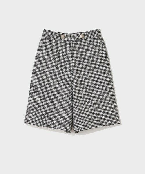 GRACE CONTINENTAL / グレースコンチネンタル その他パンツ | 千鳥ウールハーフパンツ | 詳細4