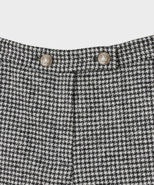 GRACE CONTINENTAL / グレースコンチネンタル その他パンツ | 千鳥ウールハーフパンツ | 詳細5