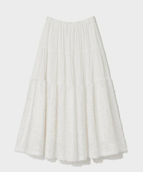 GRACE CONTINENTAL / グレースコンチネンタル ロング・マキシ丈スカート | フェザージャガードコンビスカート | 詳細6