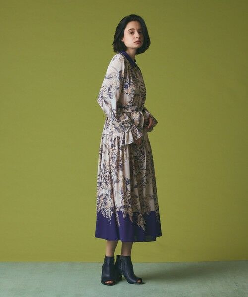 GRACE CONTINENTAL / グレースコンチネンタル ドレス | ボタニカルドレープワンピース | 詳細2
