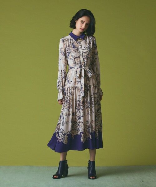 GRACE CONTINENTAL / グレースコンチネンタル ドレス | ボタニカルドレープワンピース | 詳細4