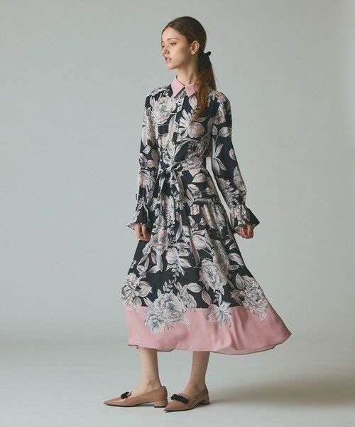 GRACE CONTINENTAL / グレースコンチネンタル ドレス | ボタニカルドレープワンピース | 詳細6