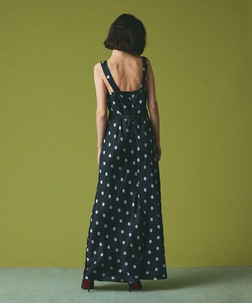 GRACE CONTINENTAL / グレースコンチネンタル ロング・マキシ丈ワンピース | ドットジャガードドレス | 詳細3