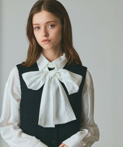 GRACE CONTINENTAL / グレースコンチネンタル シャツ・ブラウス | ボウタイシアーシャツ | 詳細5
