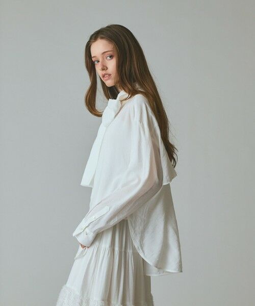 GRACE CONTINENTAL / グレースコンチネンタル シャツ・ブラウス | ボウタイシアーシャツ | 詳細2