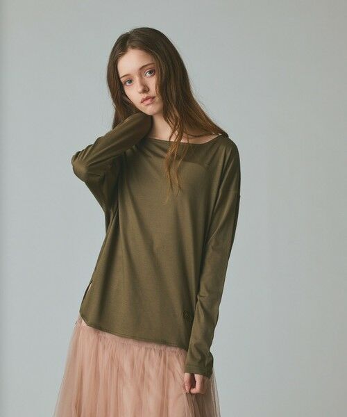 GRACE CONTINENTAL / グレースコンチネンタル カットソー | 天竺ドルマントップ | 詳細10