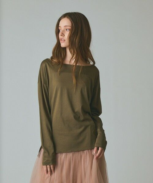 GRACE CONTINENTAL / グレースコンチネンタル カットソー | 天竺ドルマントップ | 詳細9