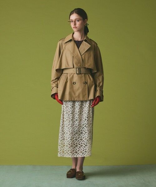 GRACE CONTINENTAL / グレースコンチネンタル トレンチコート | ケープショートトレンチコート | 詳細1