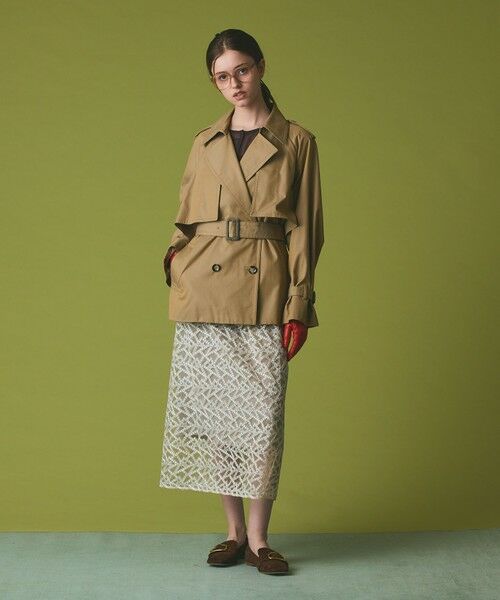 GRACE CONTINENTAL / グレースコンチネンタル トレンチコート | ケープショートトレンチコート | 詳細2