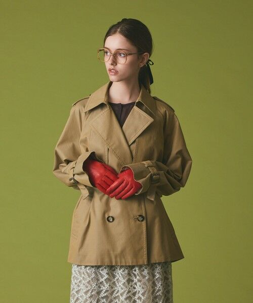 GRACE CONTINENTAL / グレースコンチネンタル トレンチコート | ケープショートトレンチコート | 詳細3
