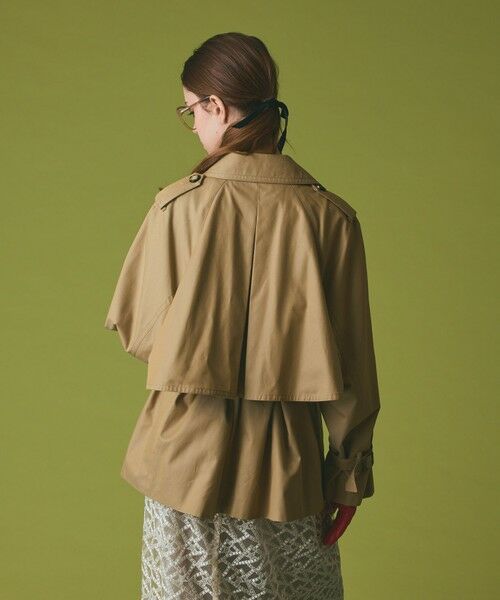 GRACE CONTINENTAL / グレースコンチネンタル トレンチコート | ケープショートトレンチコート | 詳細4