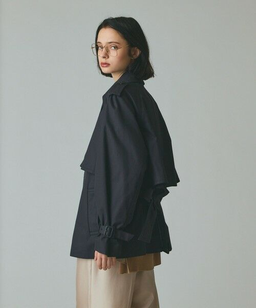 GRACE CONTINENTAL / グレースコンチネンタル トレンチコート | ケープショートトレンチコート | 詳細12