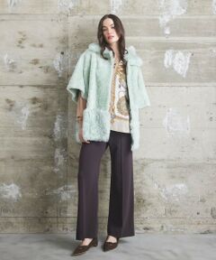 GRACE CONTINENTAL / グレースコンチネンタル ポンチョ | ムートンポンチョコート