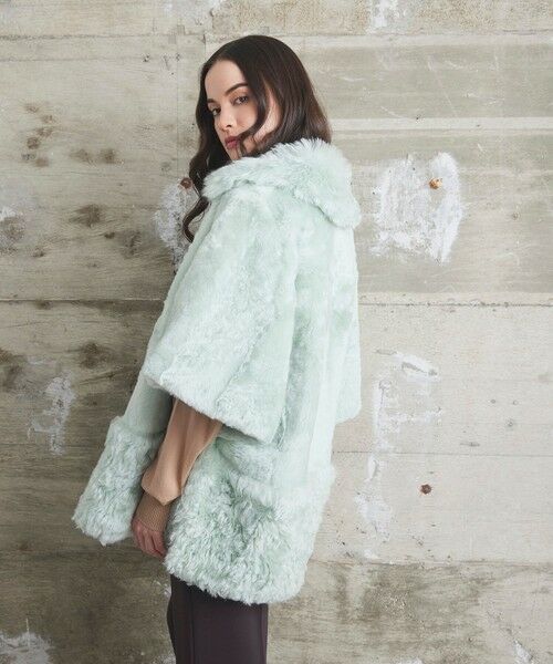 GRACE CONTINENTAL / グレースコンチネンタル ポンチョ | ムートンポンチョコート | 詳細2