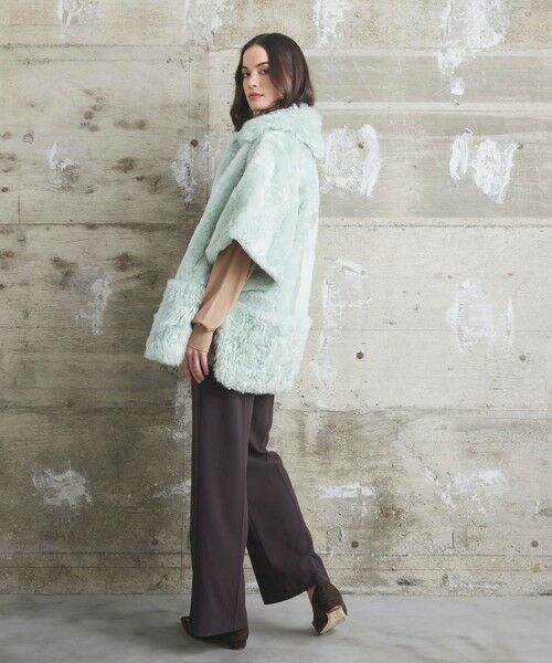 GRACE CONTINENTAL / グレースコンチネンタル ポンチョ | ムートンポンチョコート | 詳細4