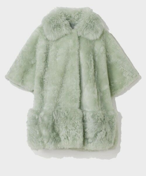 GRACE CONTINENTAL / グレースコンチネンタル ポンチョ | ムートンポンチョコート | 詳細7