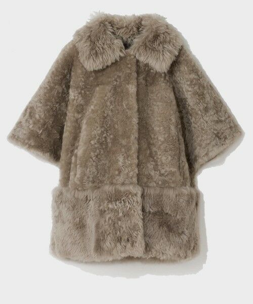 GRACE CONTINENTAL / グレースコンチネンタル ポンチョ | ムートンポンチョコート | 詳細16