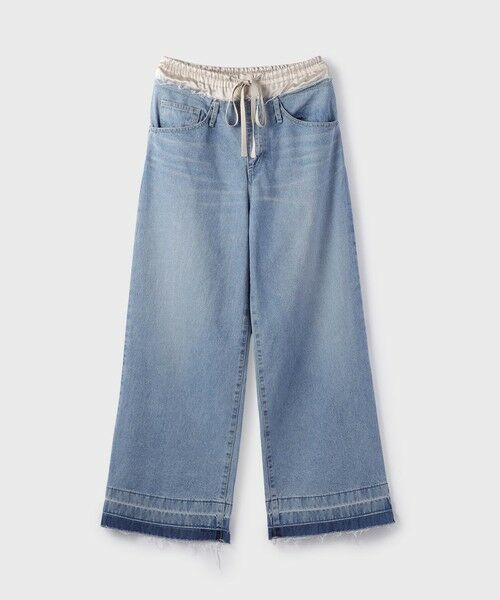 GRACE CONTINENTAL / グレースコンチネンタル デニムパンツ | コンビデニムイージーパンツ | 詳細7