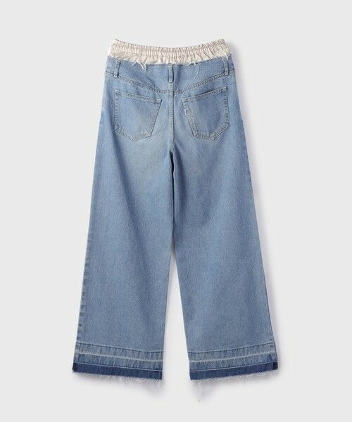 GRACE CONTINENTAL / グレースコンチネンタル デニムパンツ | コンビデニムイージーパンツ | 詳細8