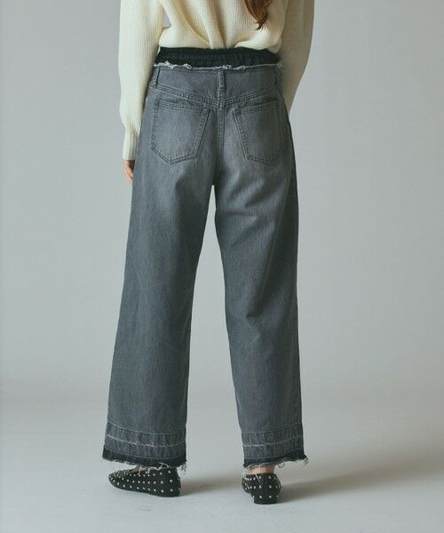 GRACE CONTINENTAL / グレースコンチネンタル デニムパンツ | コンビデニムイージーパンツ | 詳細13